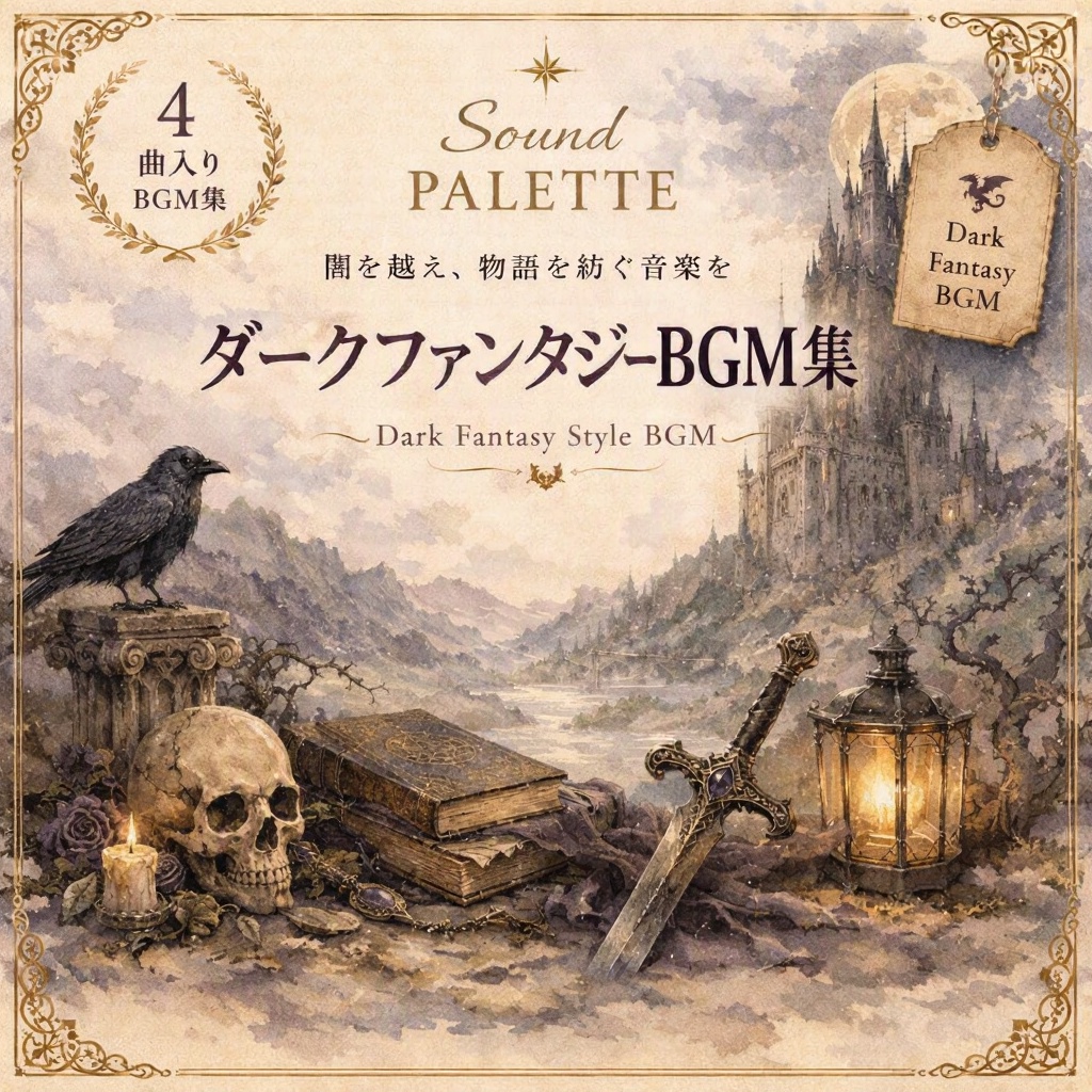 【商用フリー】ダークファンタジーBGM4曲集