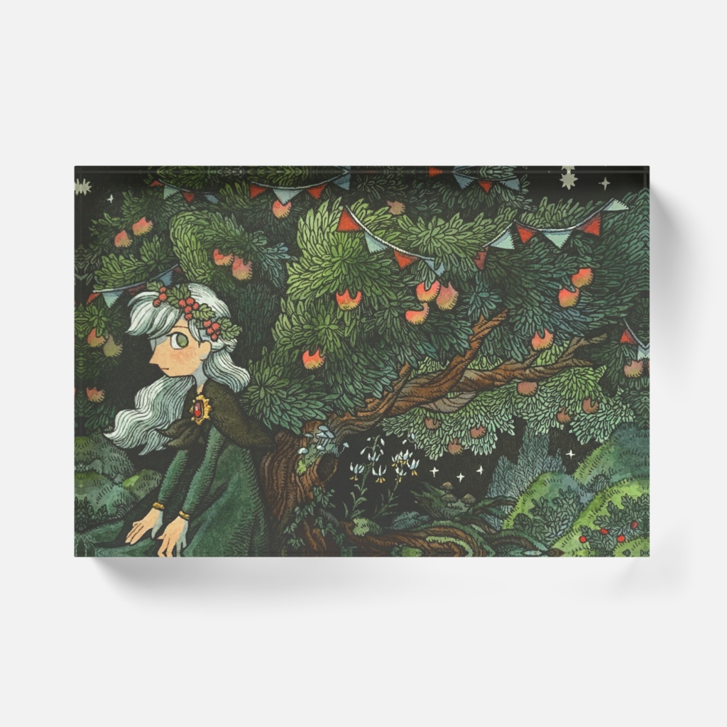 「森の天使」アクリルブロック