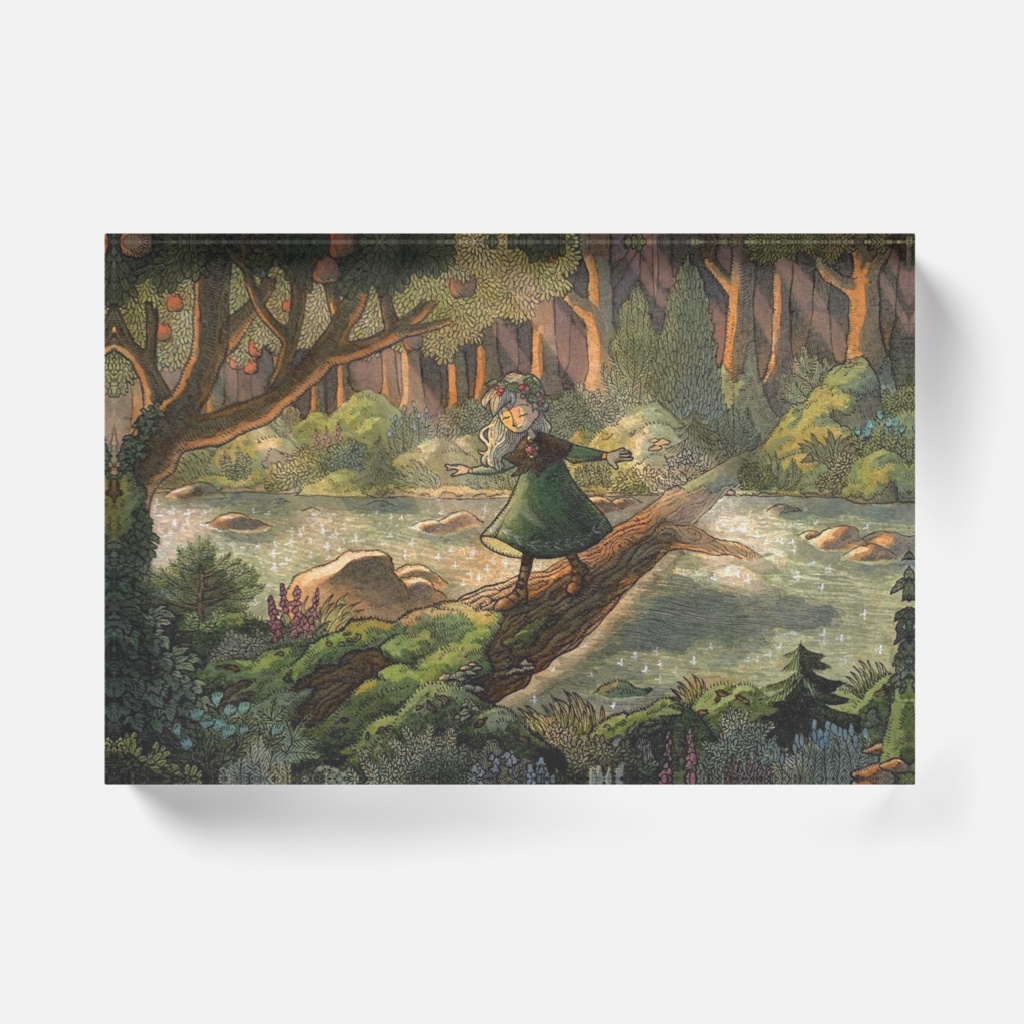 「輝きの森」アクリルブロック