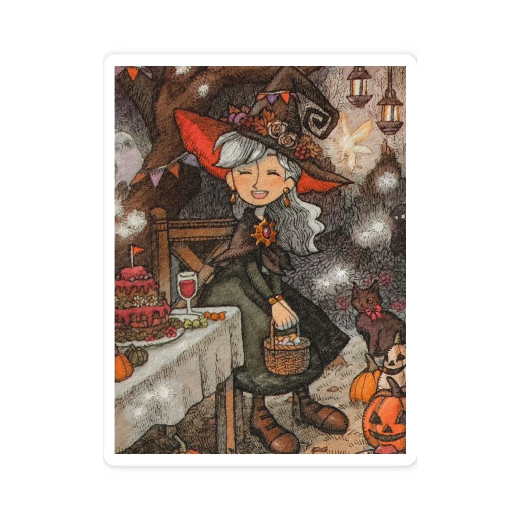 「ハロウィンパーティ2025」ミニステッカー