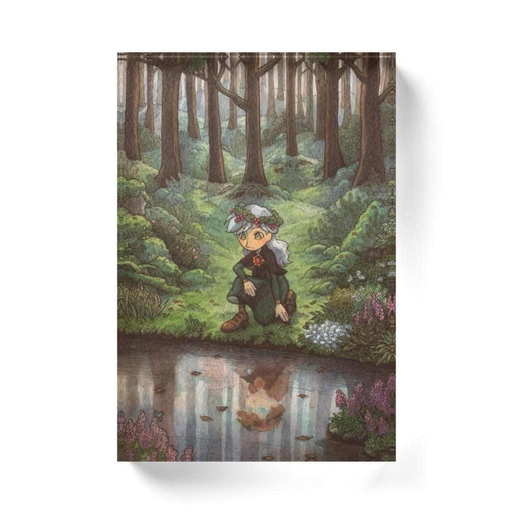 「時の泉」アクリルブロック