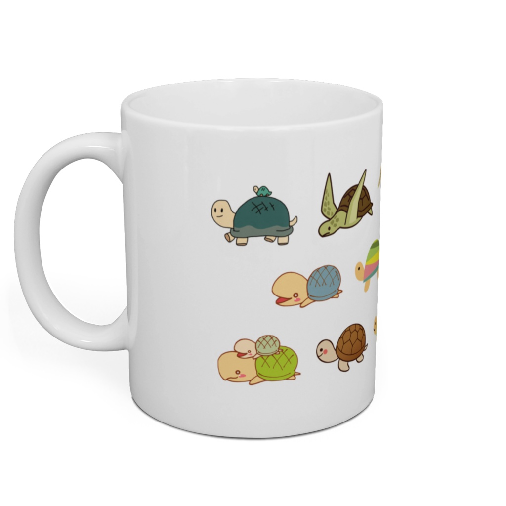 かめの集会 マグカップ