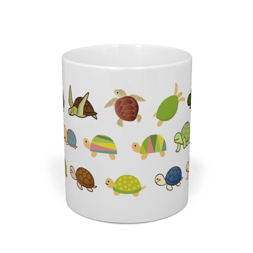 かめの集会 マグカップ