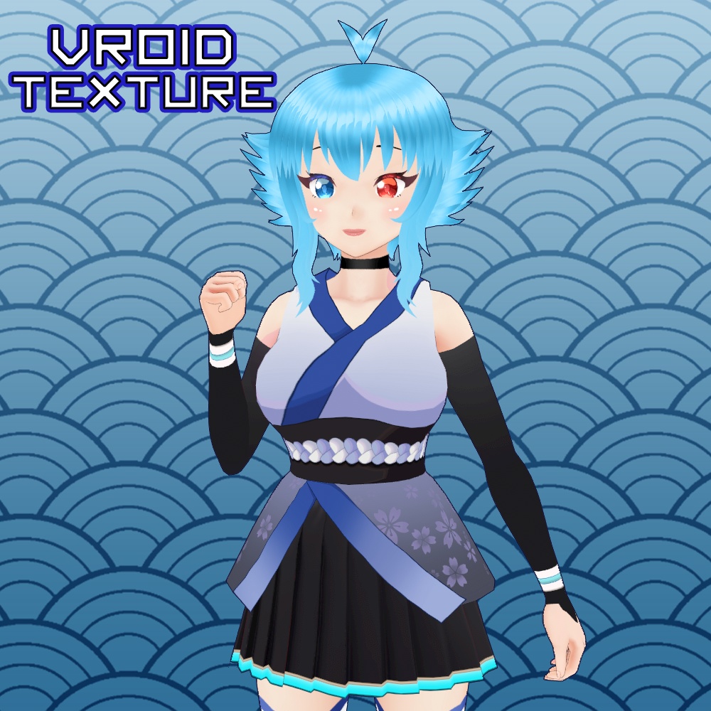 Vroid clothing genshin impact style