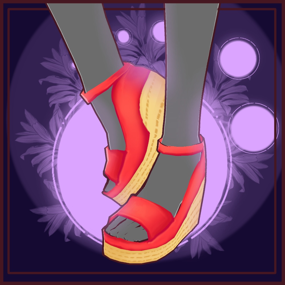 Speckled shoes