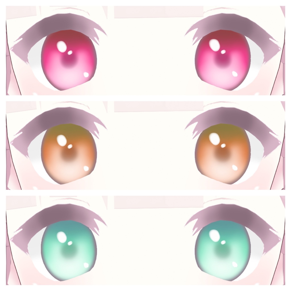 【無料】うるきら瞳・うるふわ瞳テクスチャ【VRoid用テクスチャ】