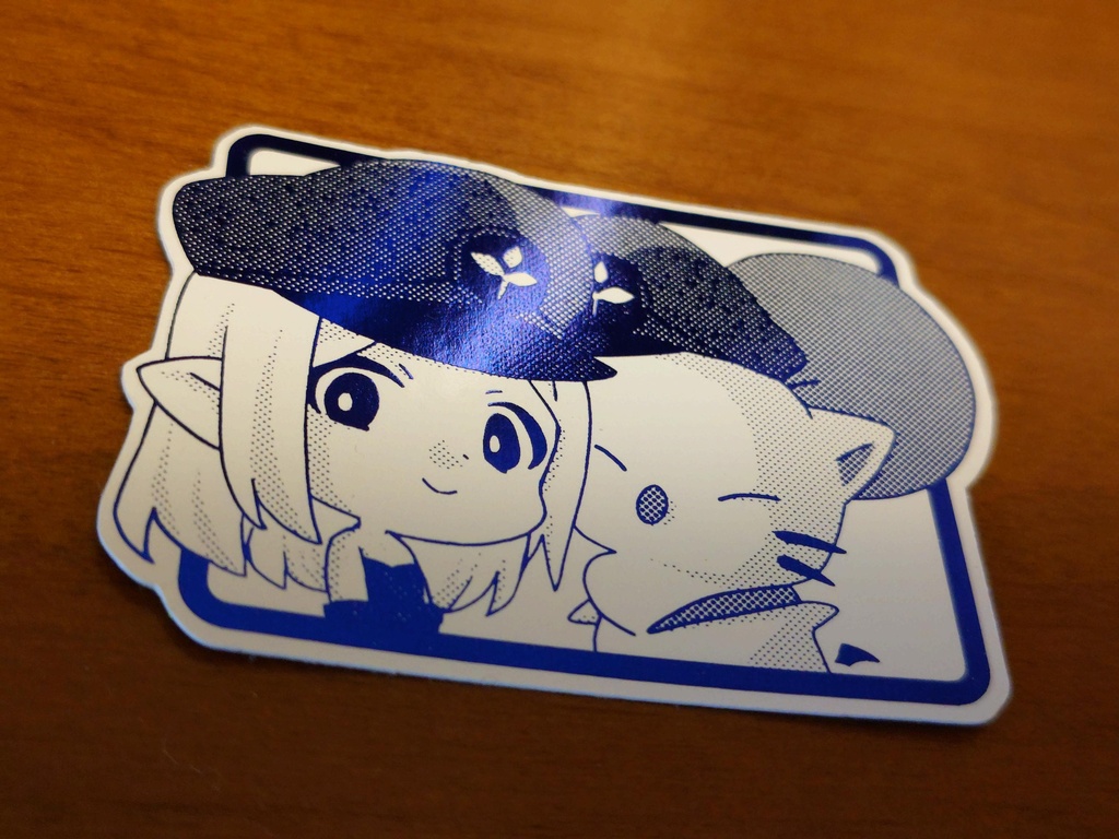 レターモーグリごっこ箔シール