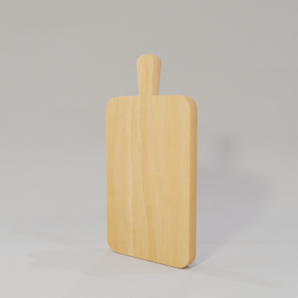 木製のまな板と包丁