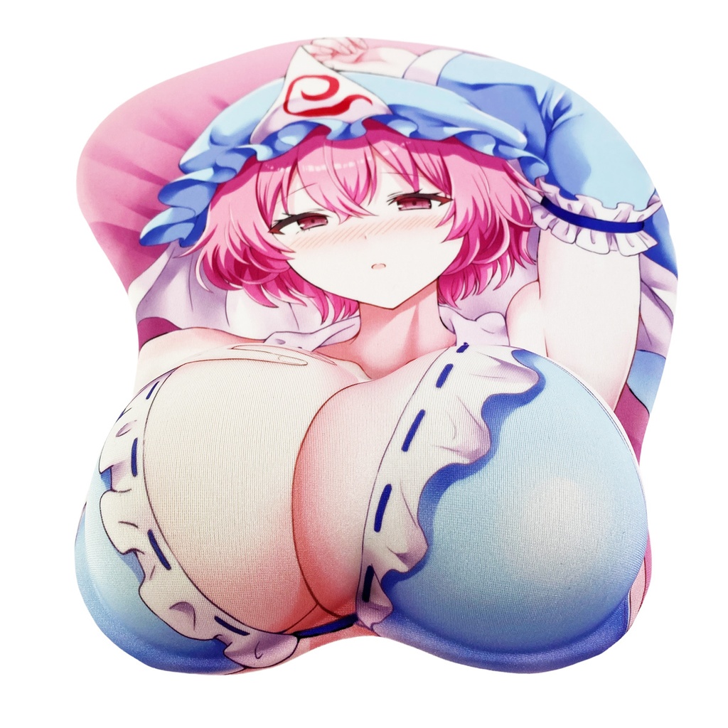 ぎヴちょこ先生 描き下ろし幽々子 おっぱいマウスパッド