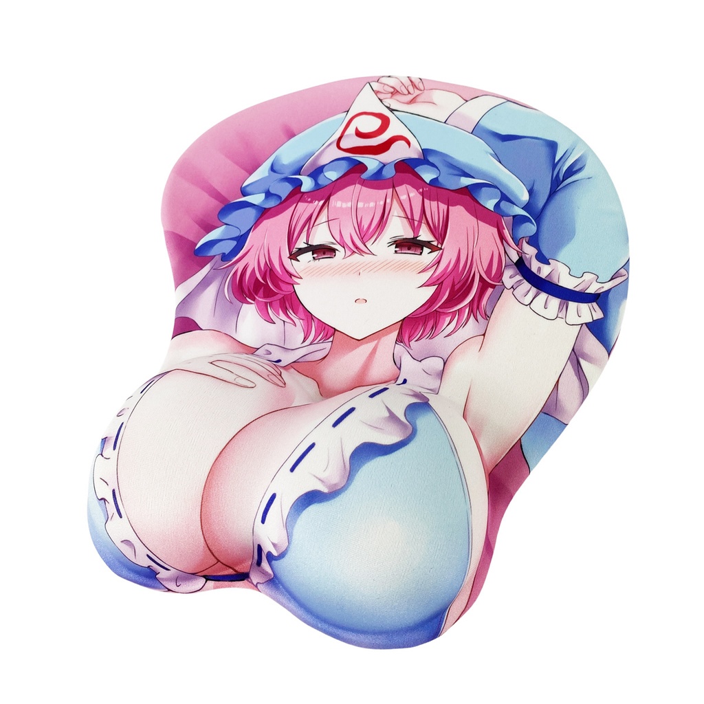 ぎヴちょこ先生 描き下ろし幽々子 おっぱいマウスパッド