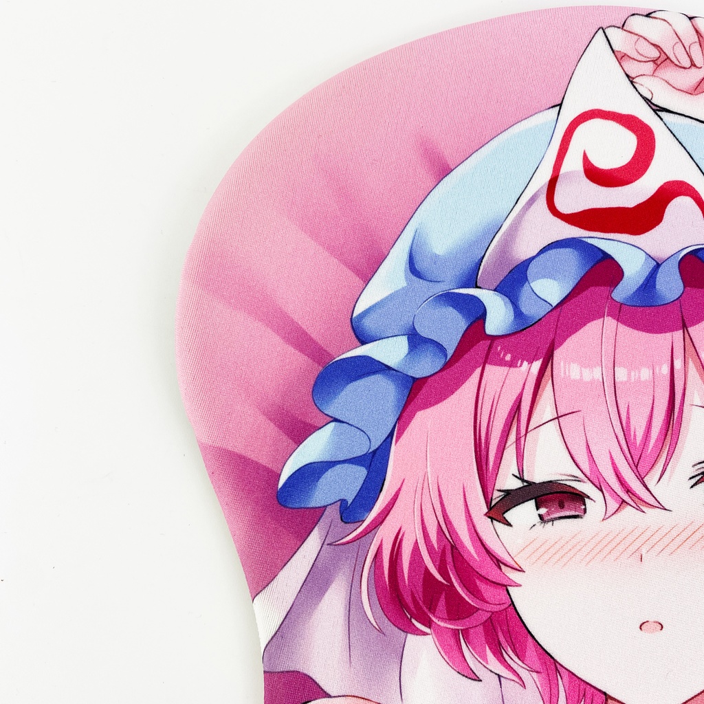 ぎヴちょこ先生 描き下ろし幽々子 おっぱいマウスパッド