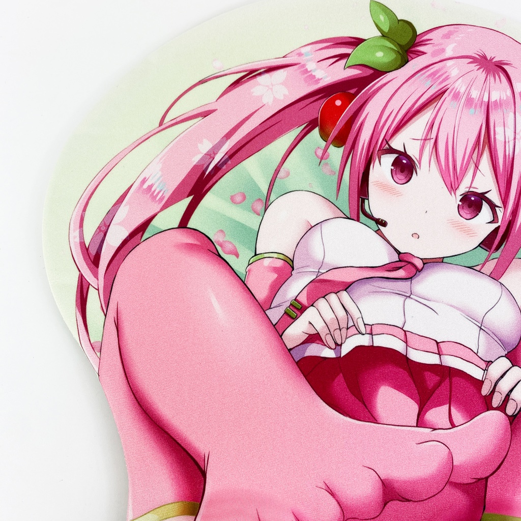 ぎヴちょこ先生 描き下ろし 桜ミク 開脚マウスパッド