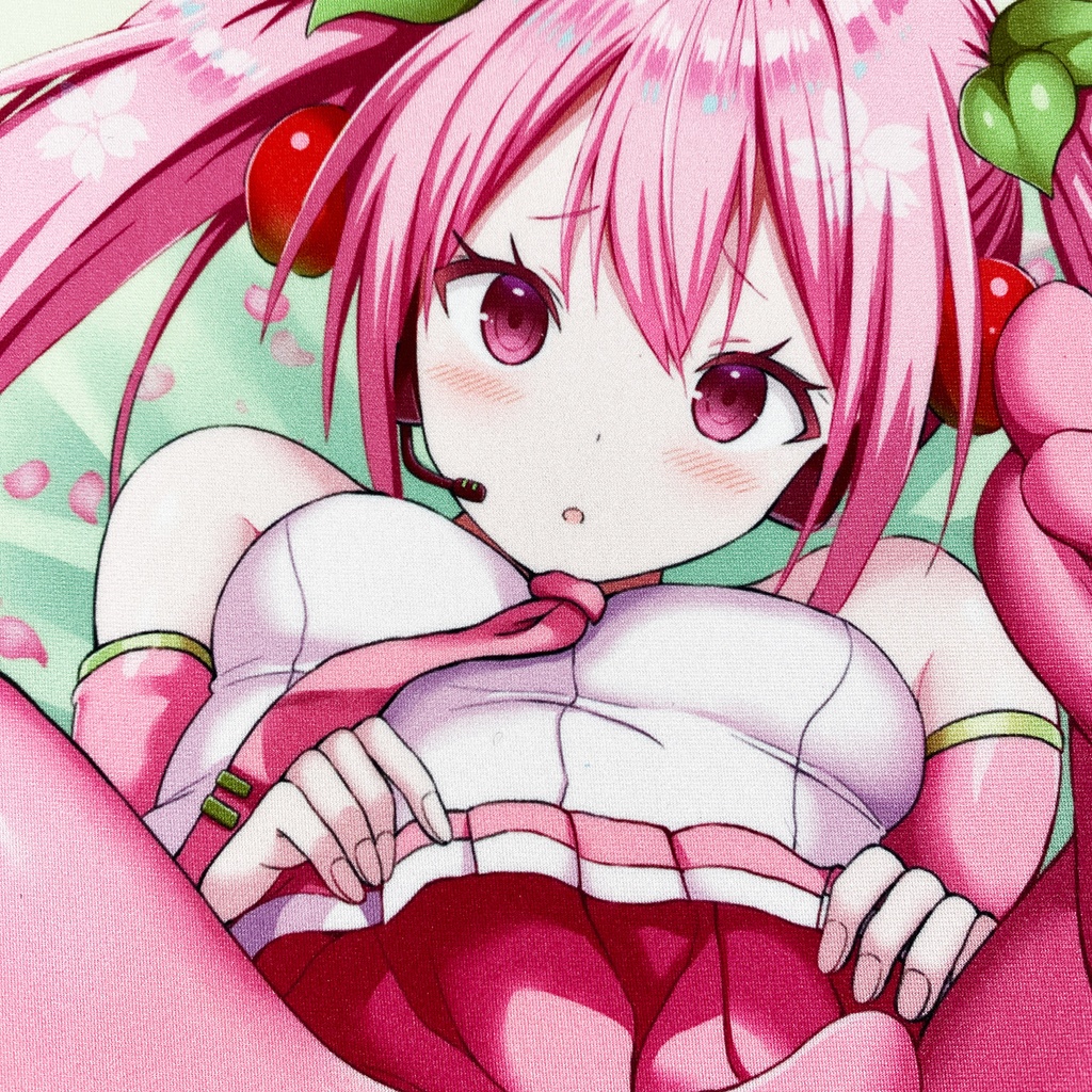 ぎヴちょこ先生 描き下ろし 桜ミク 開脚マウスパッド