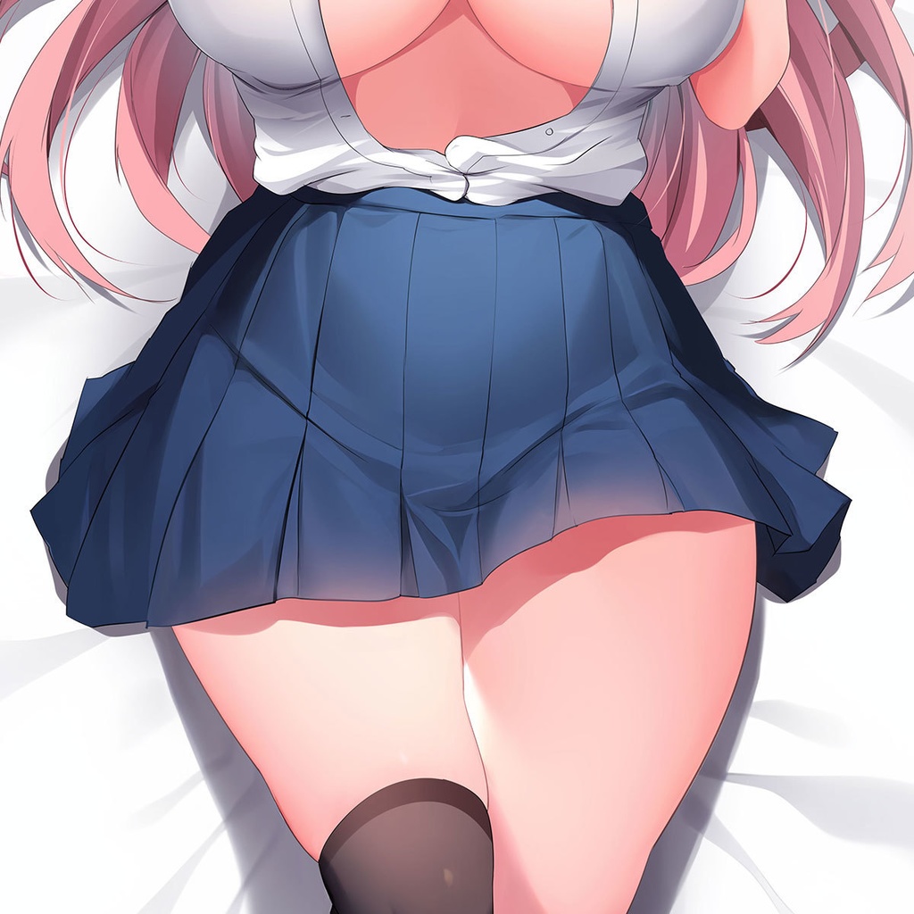 MAKI/創田ぐみ先生 描き下ろし 楼島マコ セーラー服 抱き枕カバー(健全ver)