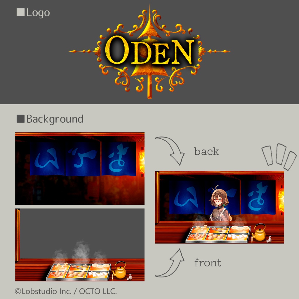 『ODEN』動画配信用素材