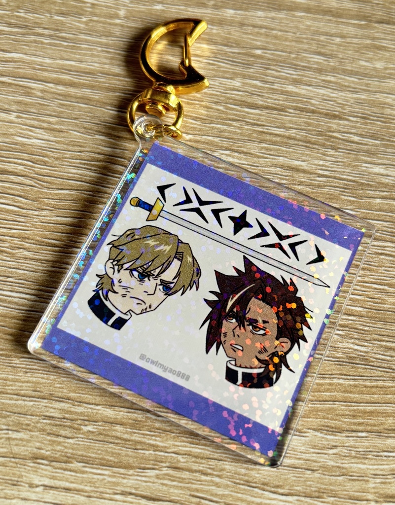 ラジート＆ザイロホログラムミニアクリルキーホルダー