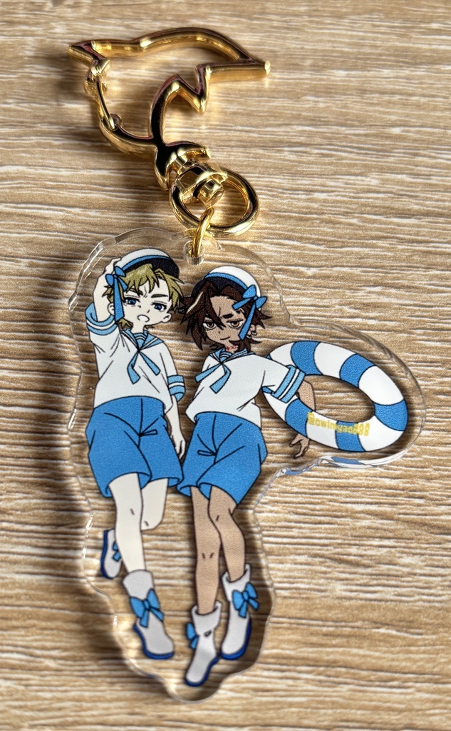 水兵ラジート＆水兵ラジートミニアクリルキーホルダー