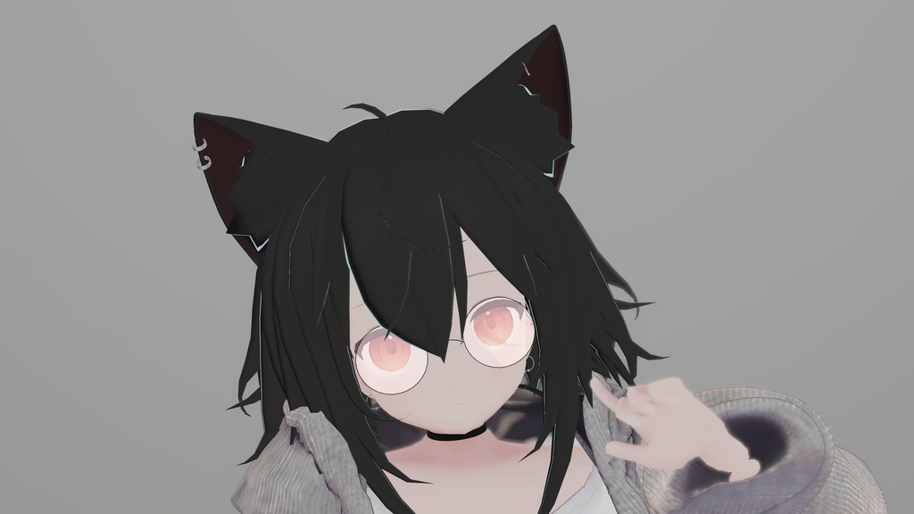 【FREE】全アバター対応 丸メガネ