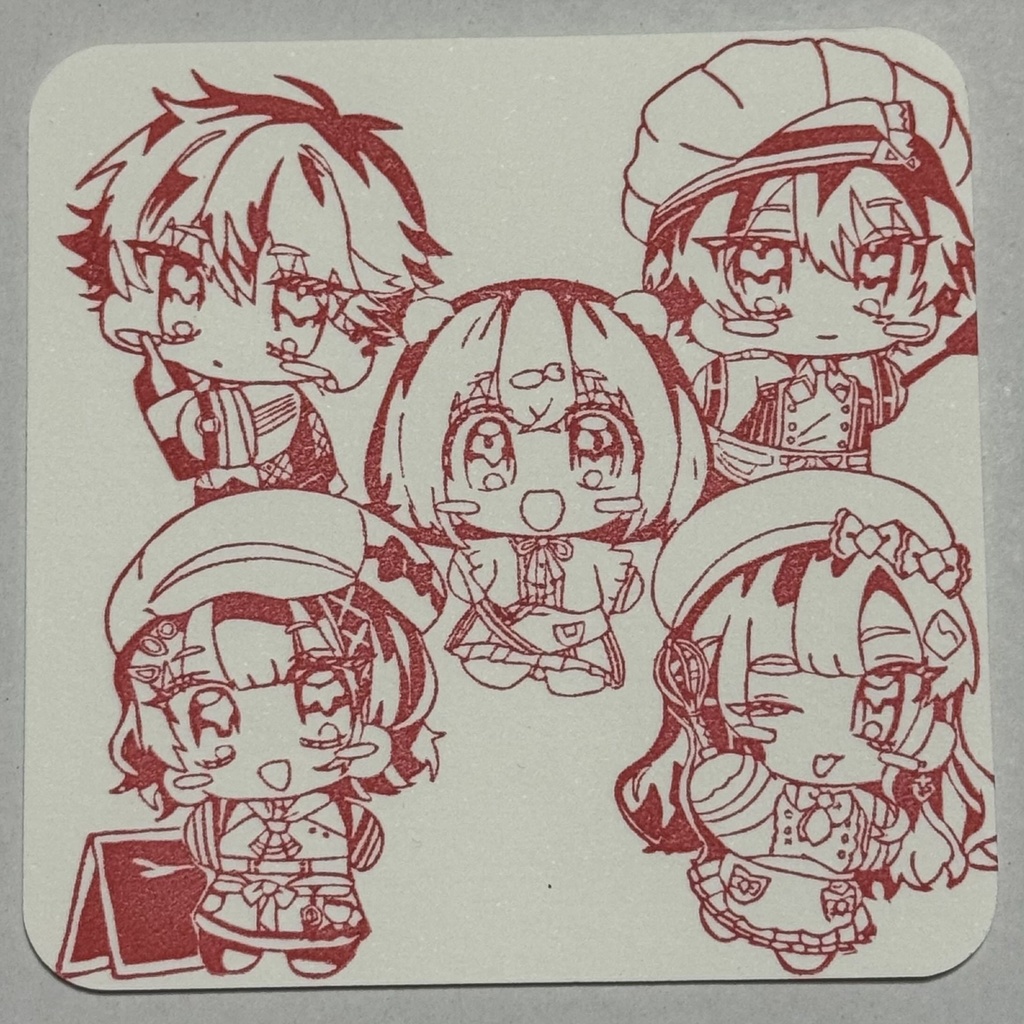 【Speciale】ゴム判コースター