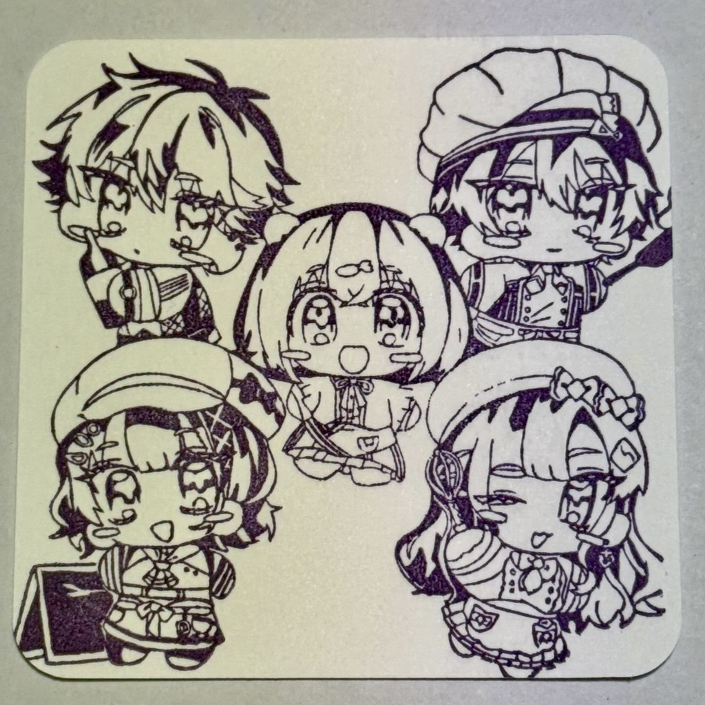 【Speciale】ゴム判コースター