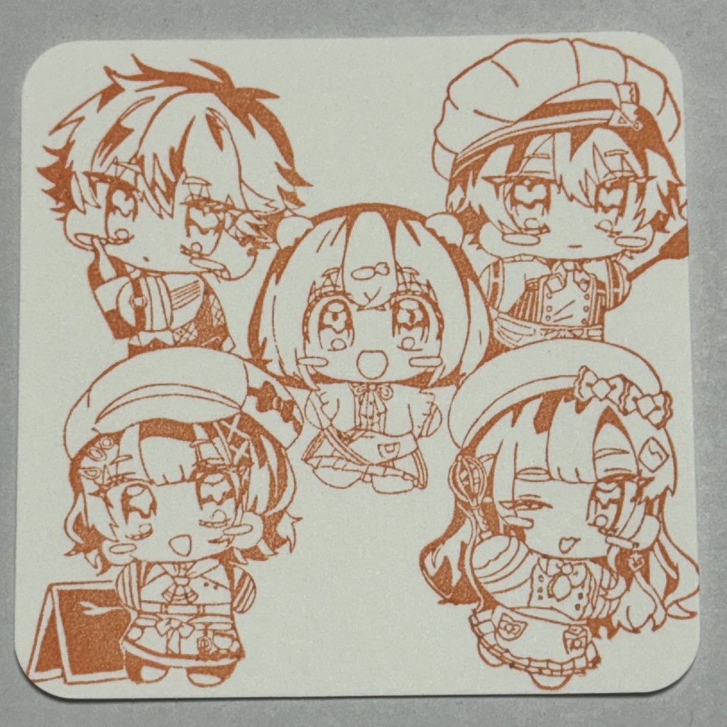 【Speciale】ゴム判コースター