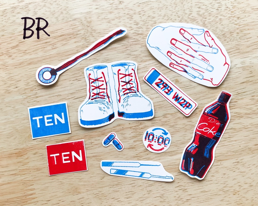 友情の鱗片 シールセット