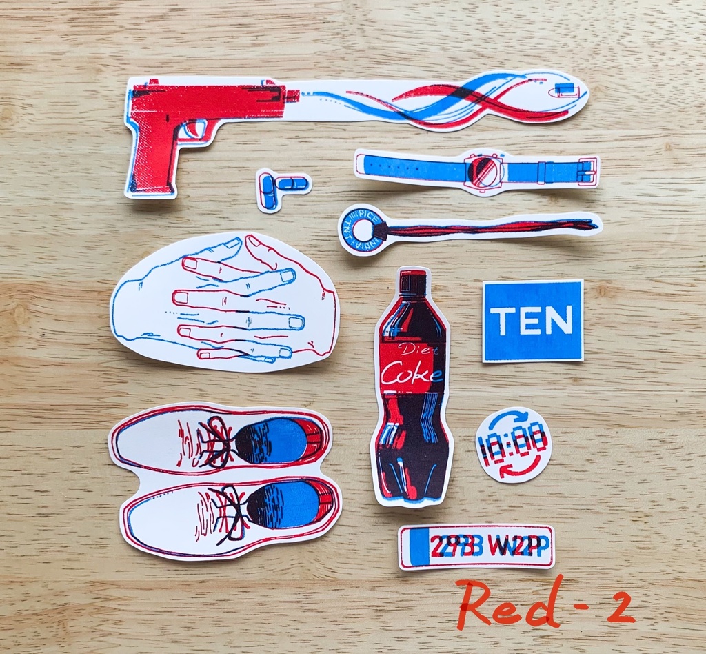 友情の鱗片 シールセット