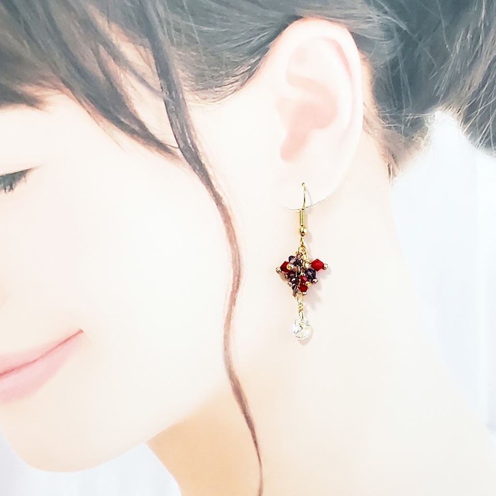 「美少女戦士セーラームーン」クリスタルイヤーアクセサリー:セーラーマーズVer