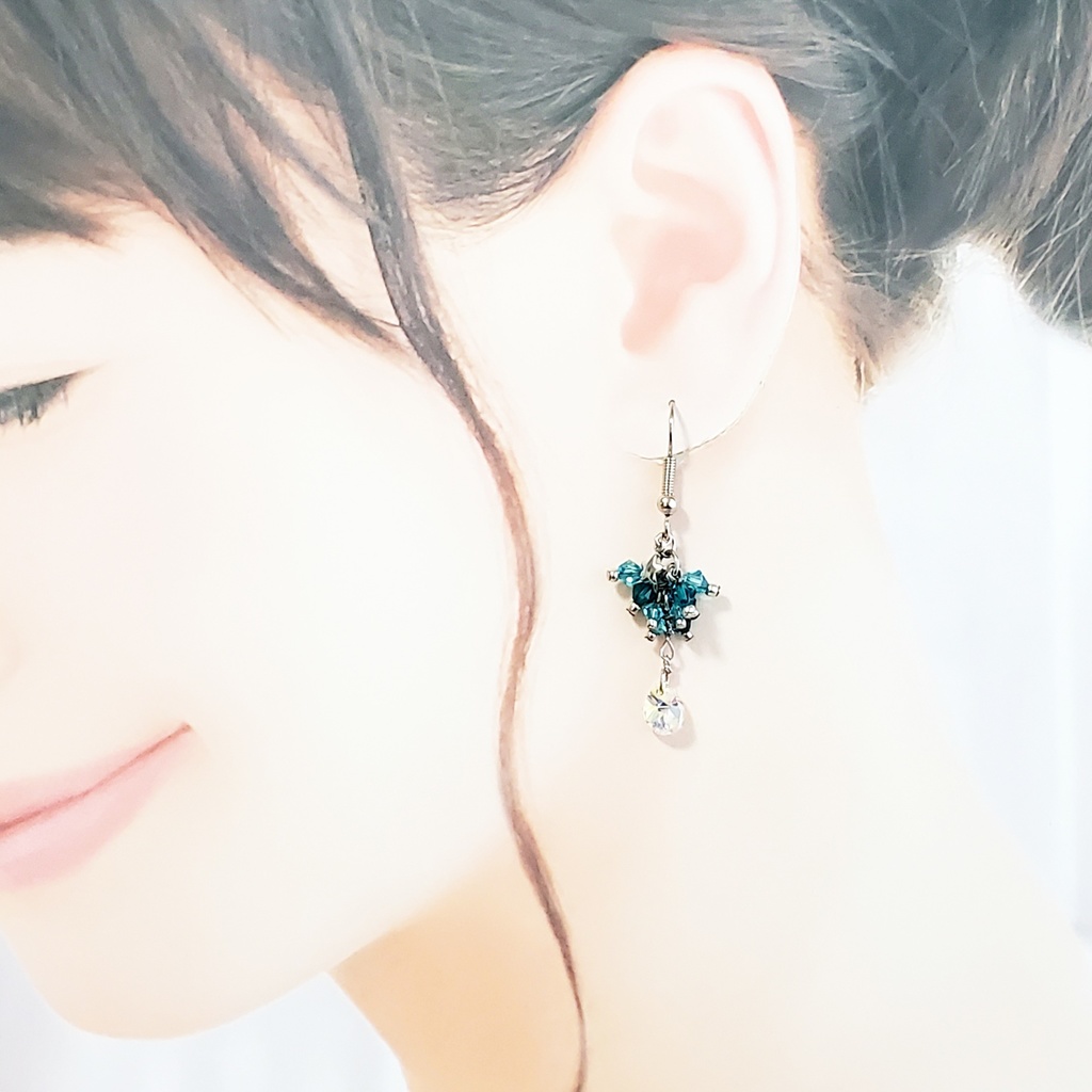 「美少女戦士セーラームーン」クリスタルイヤーアクセサリー:セーラーネプチューンVer