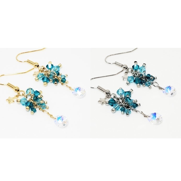 「美少女戦士セーラームーン」クリスタルイヤーアクセサリー:セーラーネプチューンVer