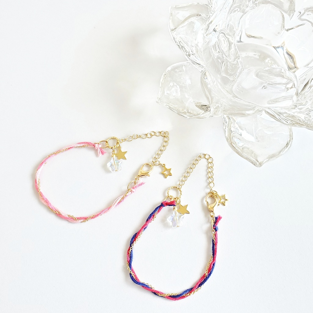 【在庫限り頒布終了】「美少女戦士セーラームーン」ミサンガ風ブレスレット:セーラームーンVer