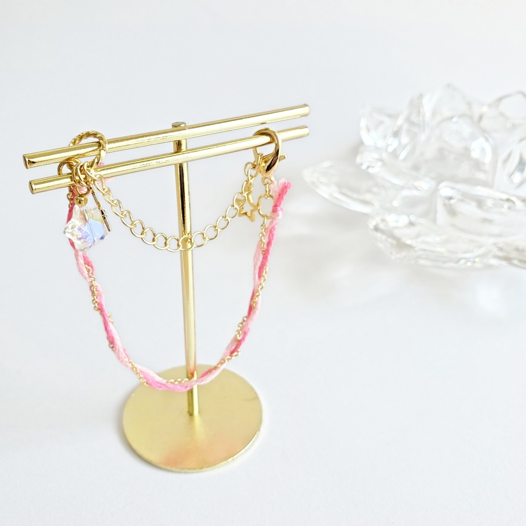 【在庫限り頒布終了】「美少女戦士セーラームーン」ミサンガ風ブレスレット:セーラーちびムーンVer