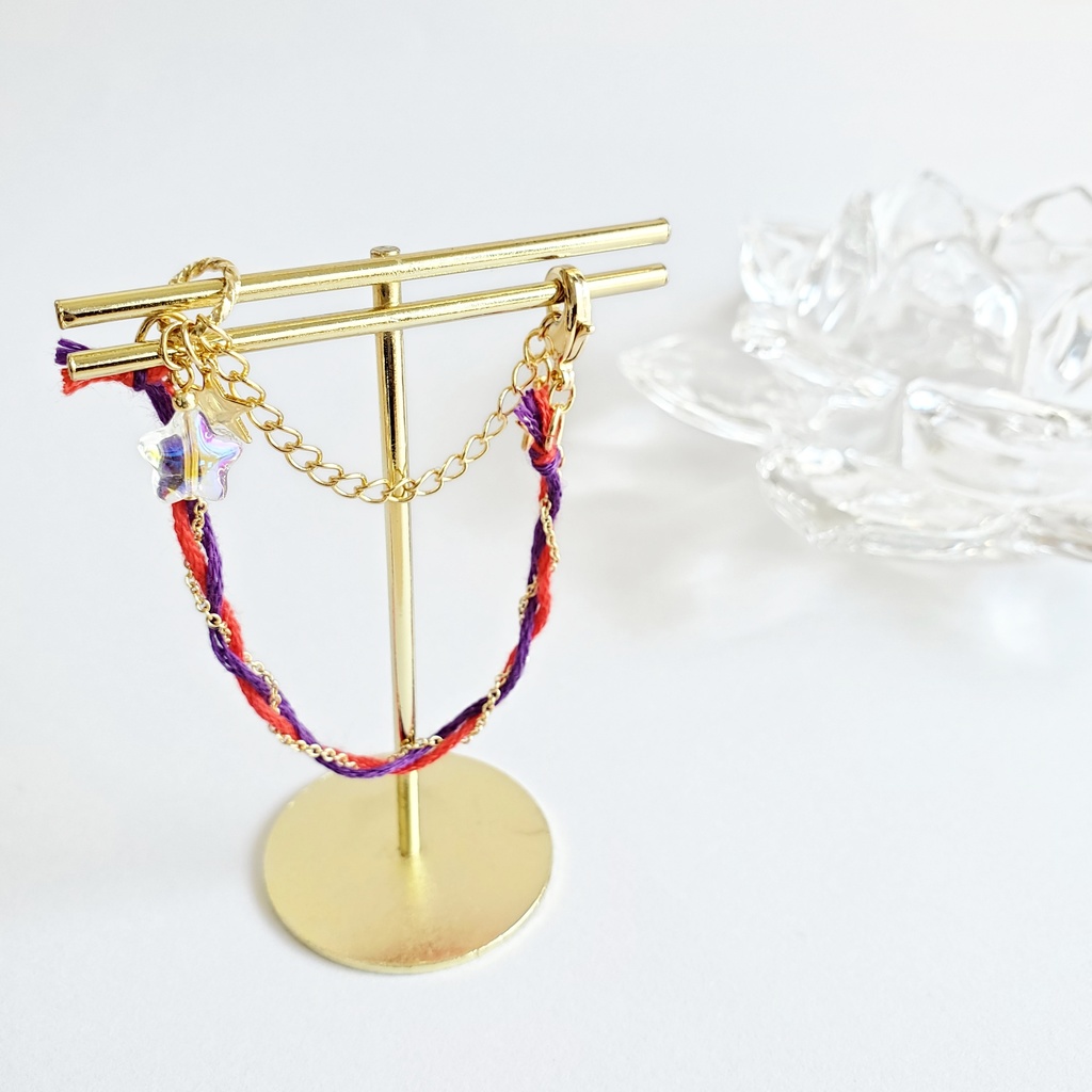 【在庫限り頒布終了】「美少女戦士セーラームーン」ミサンガ風ブレスレット:セーラーマーズVer