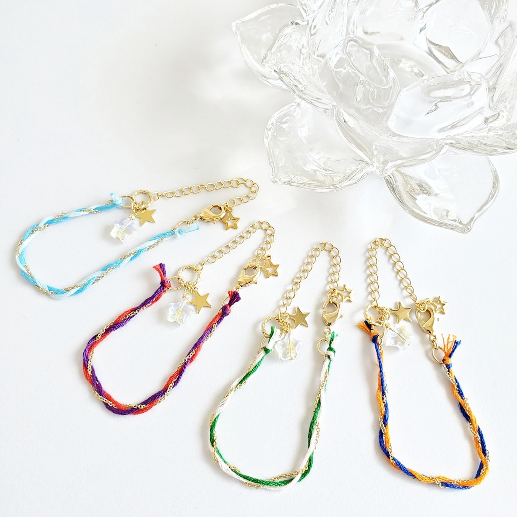 【在庫限り頒布終了】「美少女戦士セーラームーン」ミサンガ風ブレスレット:セーラーマーズVer