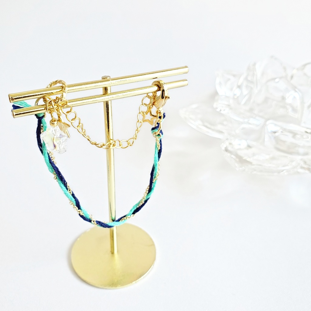 【在庫限り頒布終了】「美少女戦士セーラームーン」ミサンガ風ブレスレット:セーラーネプチューンVer