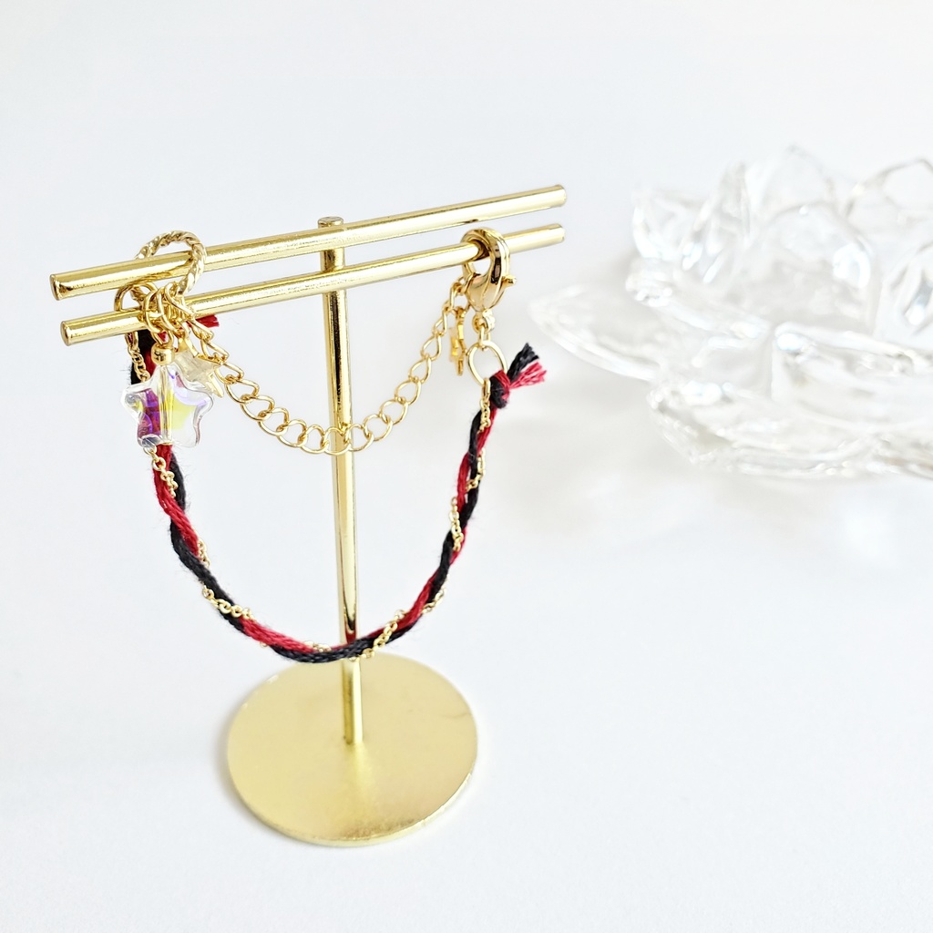 【在庫限り頒布終了】「美少女戦士セーラームーン」ミサンガ風ブレスレット:セーラープルートVer