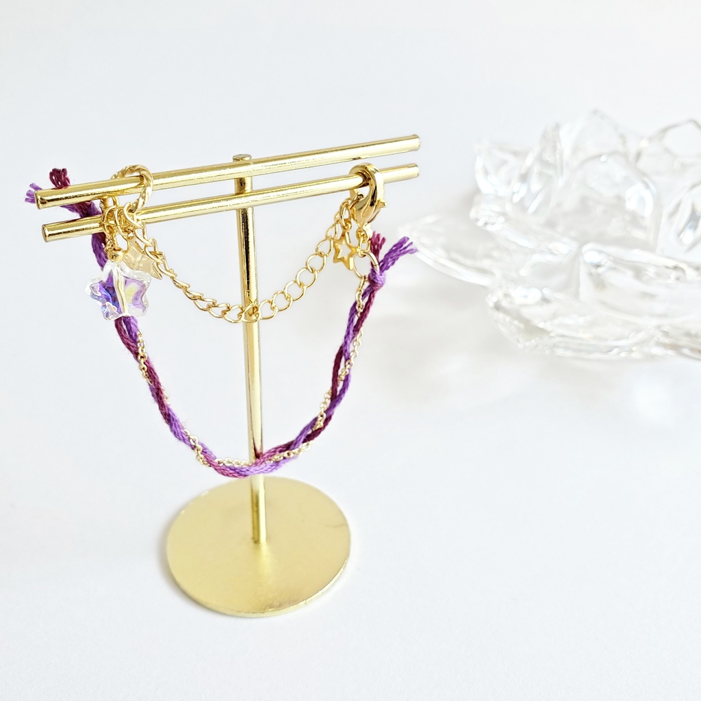 【在庫限り頒布終了】「美少女戦士セーラームーン」ミサンガ風ブレスレット:セーラーサターンVer