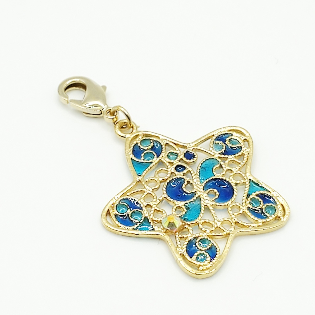 「美少女戦士セーラームーン」ステンドグラス風チャーム：セーラーマーキュリーVer