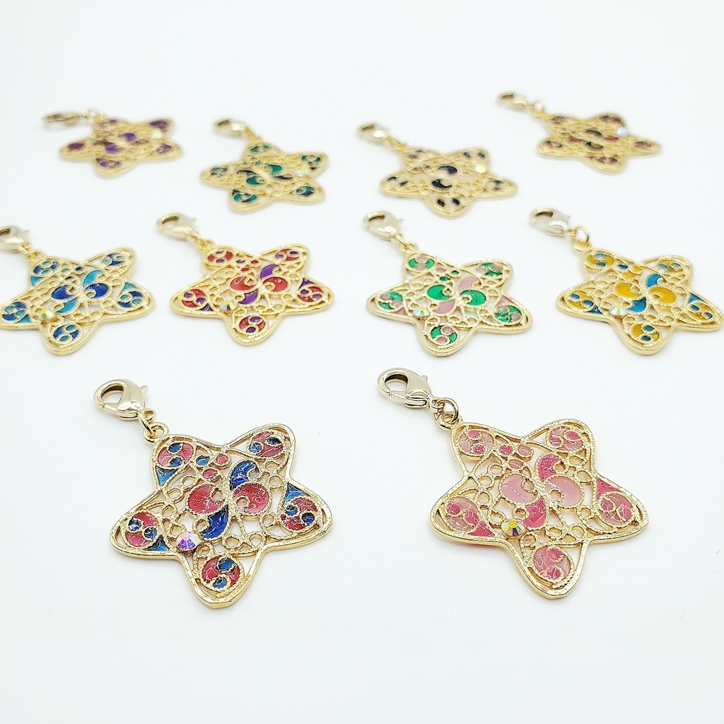 「美少女戦士セーラームーン」ステンドグラス風チャーム:セーラーネプチューンVer