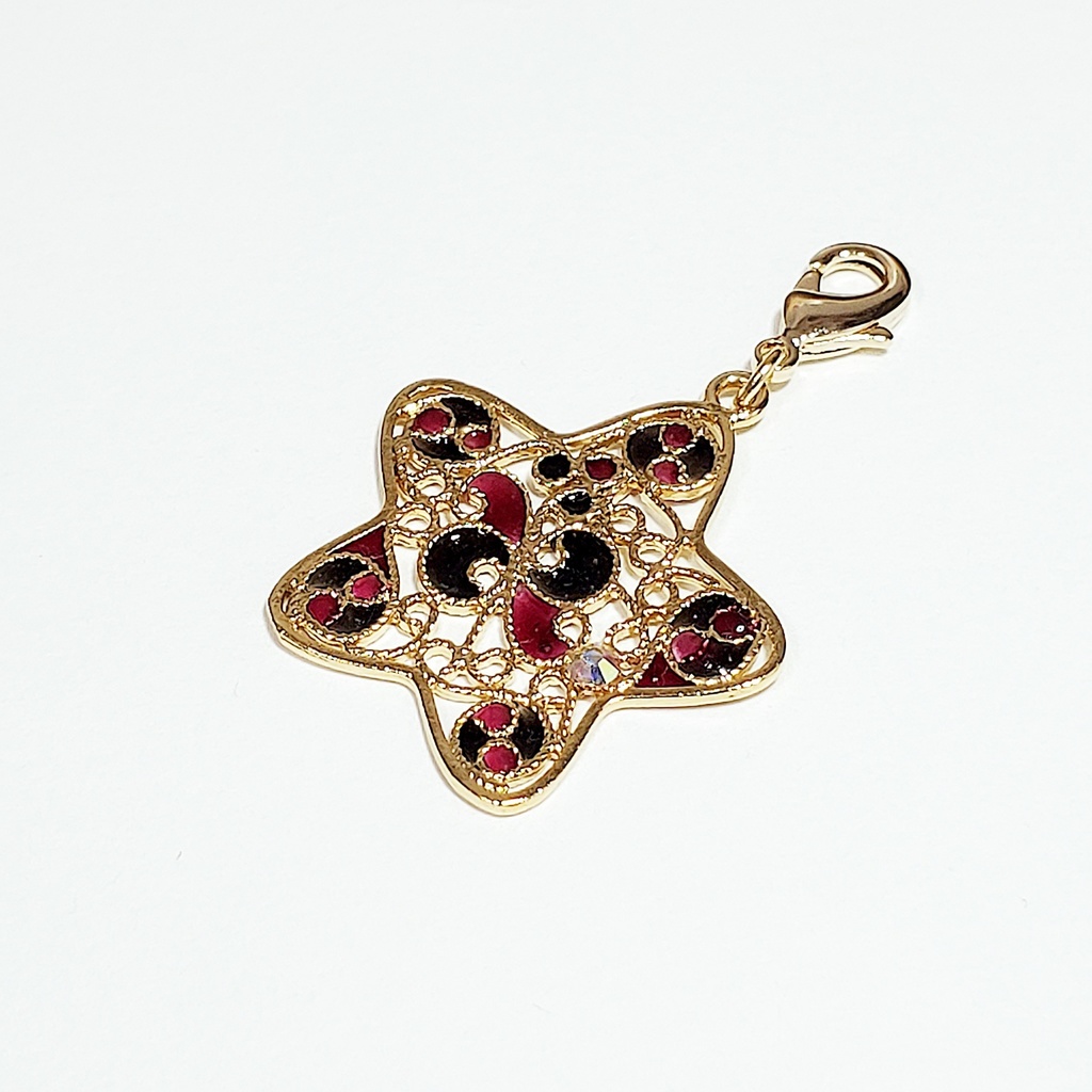 【12月末で耳飾り取扱い終了】「美少女戦士セーラームーン」ステンドグラス風アクセサリー:セーラープルートVer