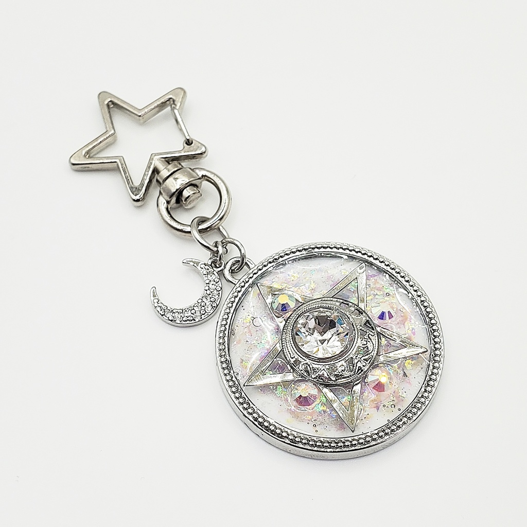 STAR JEWELRY 美品　アクリル　ネックレス　CLEAR COSMIC