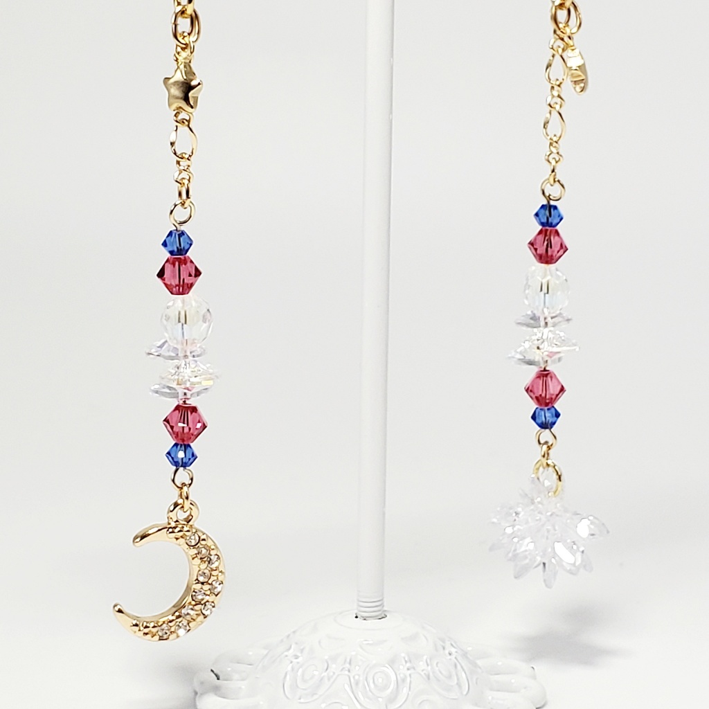 「美少女戦士セーラームーン」サンキャッチャー耳飾り:セーラームーンVer