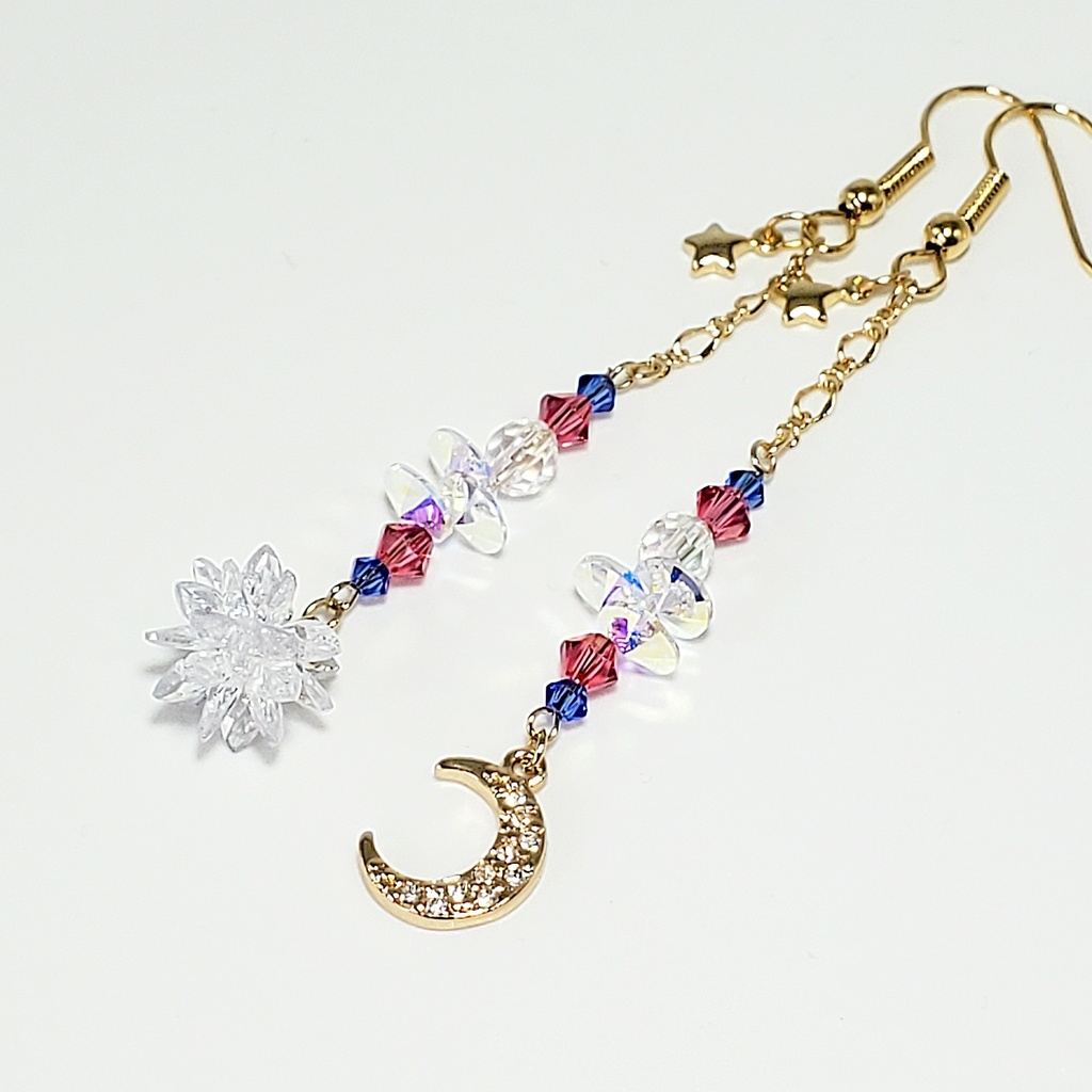 「美少女戦士セーラームーン」サンキャッチャー耳飾り:セーラームーンVer