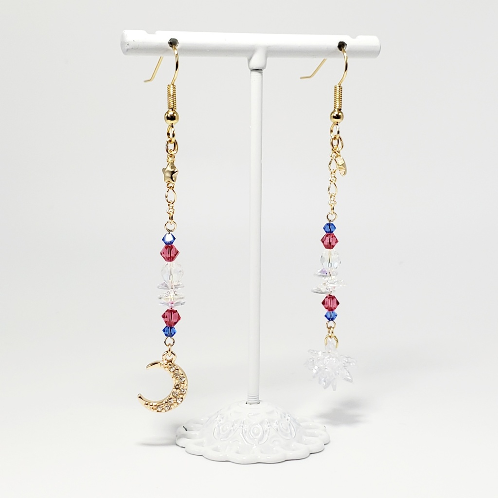 「美少女戦士セーラームーン」サンキャッチャー耳飾り:セーラームーンVer