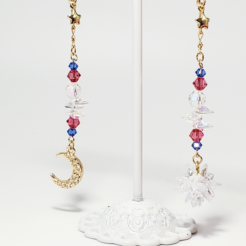 「美少女戦士セーラームーン」サンキャッチャー耳飾り:セーラームーンVer