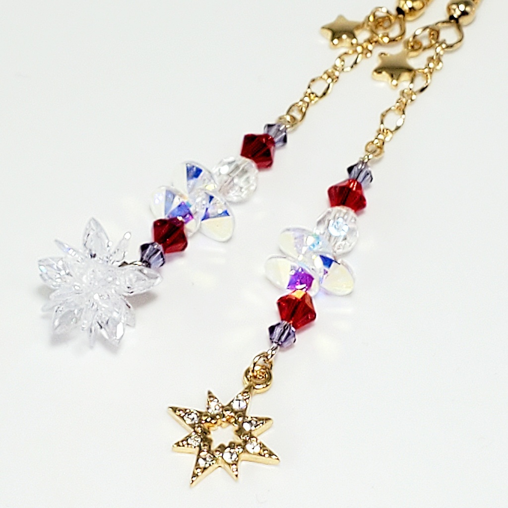 「美少女戦士セーラームーン」サンキャッチャー耳飾り：セーラーマーズVer