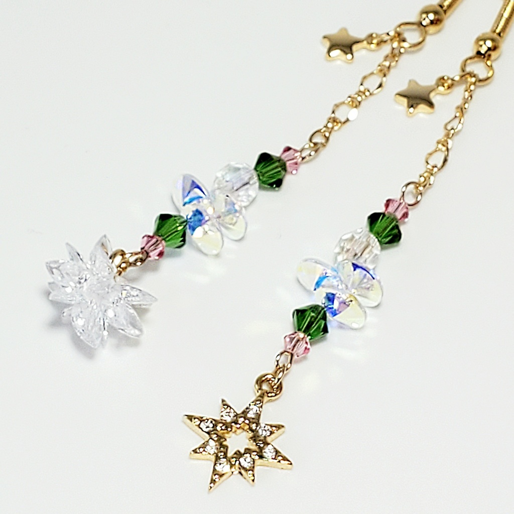 「美少女戦士セーラームーン」サンキャッチャー耳飾り：セーラージュピターVer