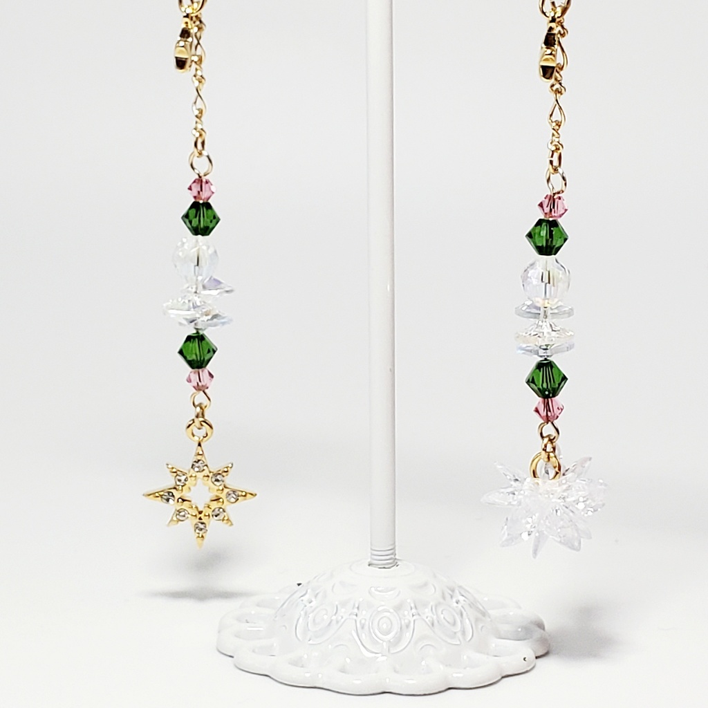 「美少女戦士セーラームーン」サンキャッチャー耳飾り:セーラージュピターVer