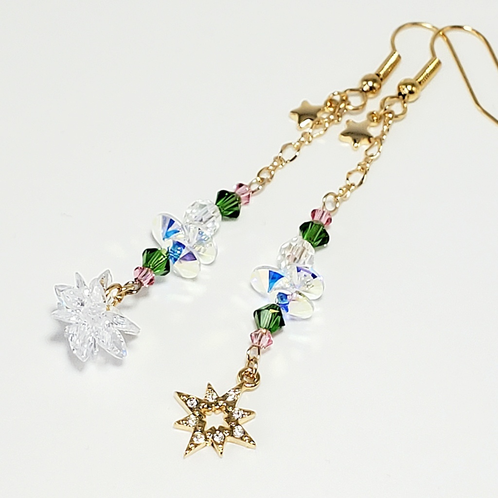 「美少女戦士セーラームーン」サンキャッチャー耳飾り:セーラージュピターVer