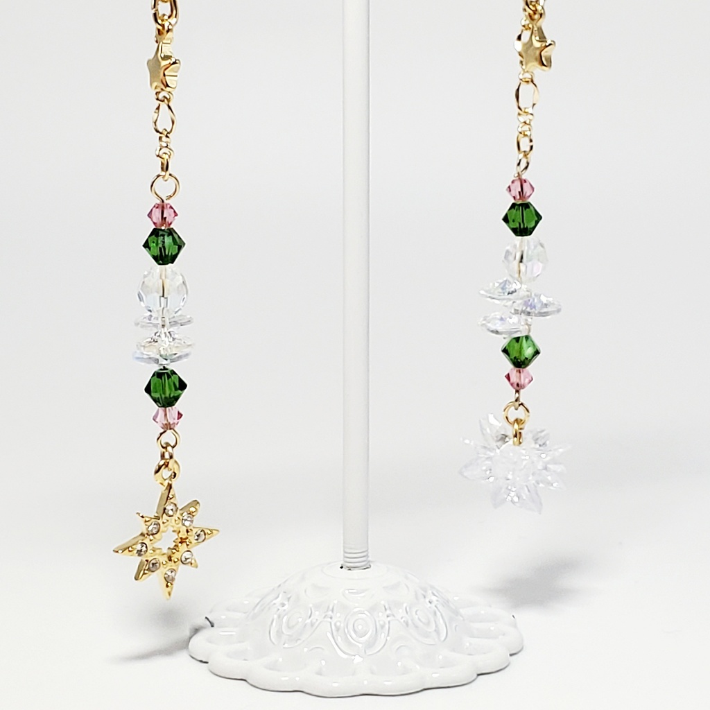 「美少女戦士セーラームーン」サンキャッチャー耳飾り:セーラージュピターVer